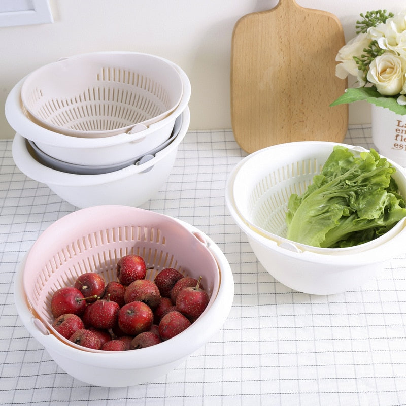 Vegetable Washing Basket, Drain Basket, Kitchen Multifunctional