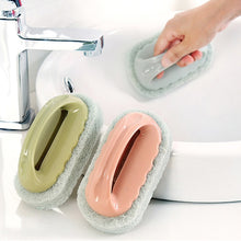 Load image into Gallery viewer, hand held cleaning brisel pads for Kitchen / Bathroom Cleaning sponge/pads