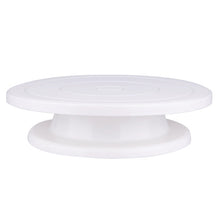 Load image into Gallery viewer, Cake Rotary Table Plate Plastic Rotating Anti-skid Round Cake Turntable Decorating StandKitchen DIY Pan Baking Tool Home Tool